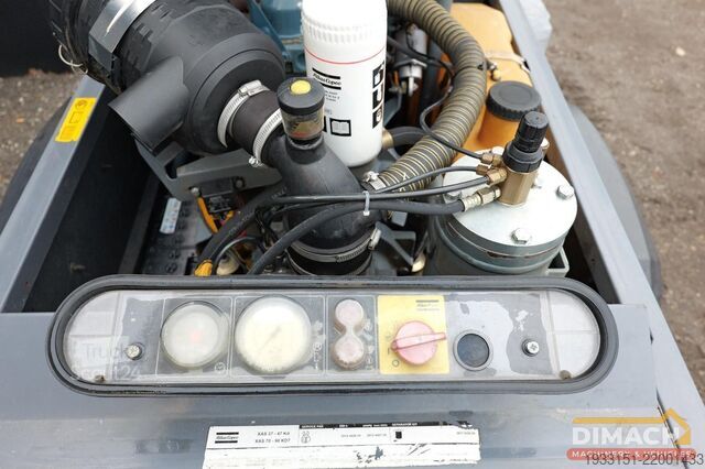 Aukstumaģenta kompresors Atlas Copco XAS37 Kubota 3 cil.- XAS37 - 7 bar - 2m3/min - ...