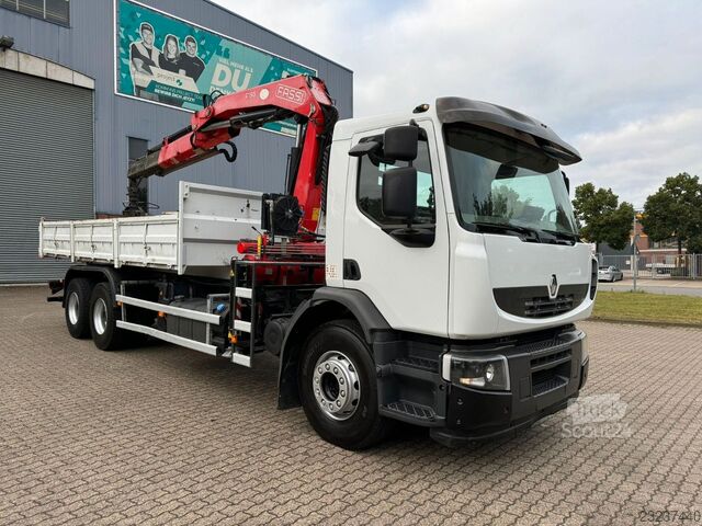 Кран, монтиран на камион RENAULT Premium Lander 310.26 6x4 Kipper /Kran