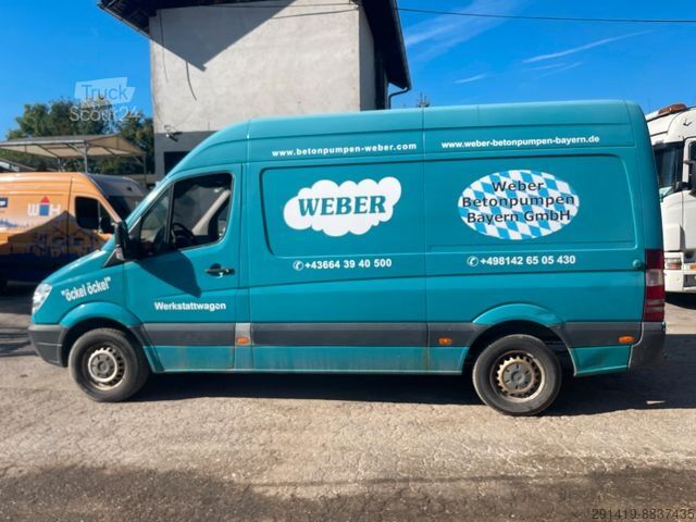 Fourgon surélevé MERCEDES-BENZ Sprinter 209 CDI Kastenwagen Hoch Mittel BJ 2008