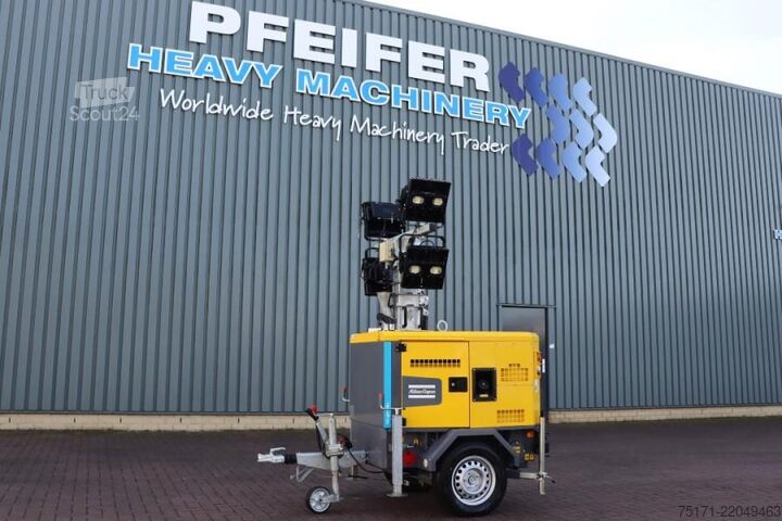 Светлинна кула Atlas Copco HiLight H5+ SV2 Valid inspection, Max Boom Height