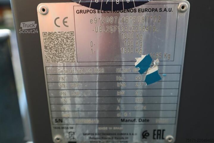 Светлинна кула Atlas Copco HiLight H5+ SV2 Valid inspection, Max Boom Height