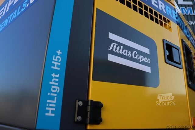 Gaismas tornis Atlas Copco HiLight H5+ SV2 Max Boom Height 8m, Luminosity Wit