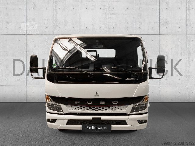 Camion porte-caissons Telehoist FUSO Mitsubishi eCanter 7C18 M-Bat Abroller Container