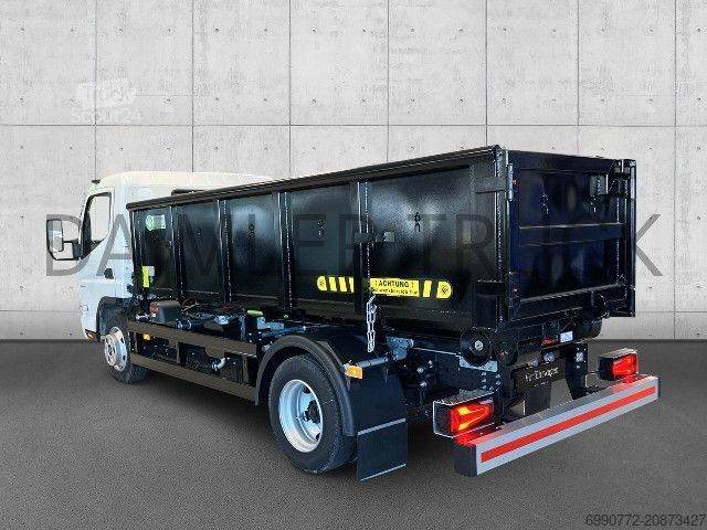 Camion porte-caissons Telehoist FUSO Mitsubishi eCanter 7C18 M-Bat Abroller Container