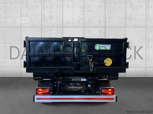 Camion porte-caissons Telehoist FUSO Mitsubishi eCanter 7C18 M-Bat Abroller Container