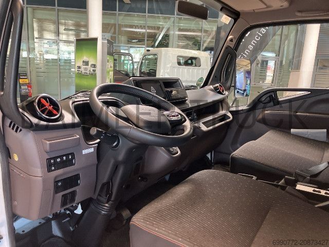 Camion porte-caissons Telehoist FUSO Mitsubishi eCanter 7C18 M-Bat Abroller Container