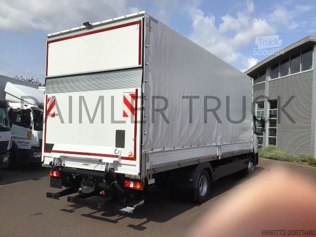 Flatbed truck Mercedes-Benz Atego 1224 L 4X2 Pritsche Plane LBW Klima