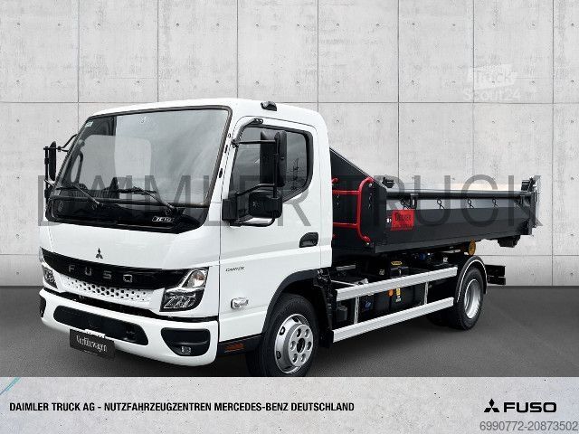 Camion porte-caissons Telehoist FUSO Mitsubishi Canter 7C18 Palfinger Abrollkipper Klim