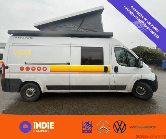 Camper Fiat Ducato Weinsberg Carabus 2024 | Cambio manuale | Tetto a soffietto