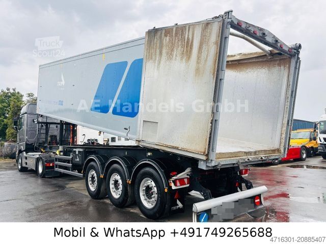 Tipper semitrailer STAS S300CX *55m³/Aluminium/Lift/Alcoa/Smartboard