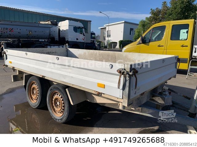 Prikolica z nizko platformo HUMBAUR SDAH 3-Seiten-Kipper+Tieflader Tandem ten