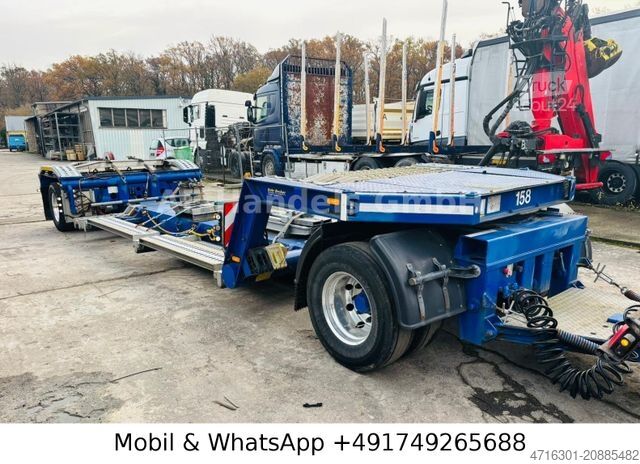 Prikolica z nizko platformo Recker Drehschemel *Funk/eskop/Lenkachse