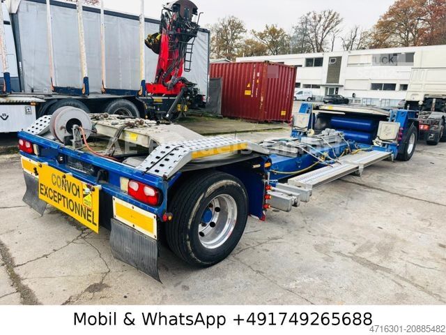 Prikolica z nizko platformo Recker Drehschemel *Funk/eskop/Lenkachse