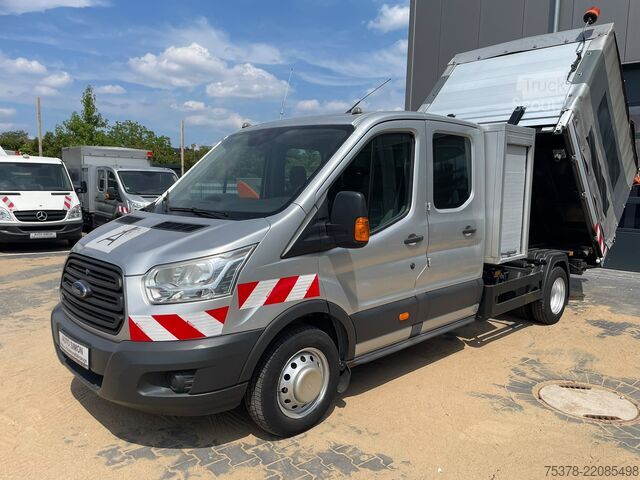 Tippbil skåpbil Ford Transit Kipper aus 1.Hand+Klima+AHK+EU5