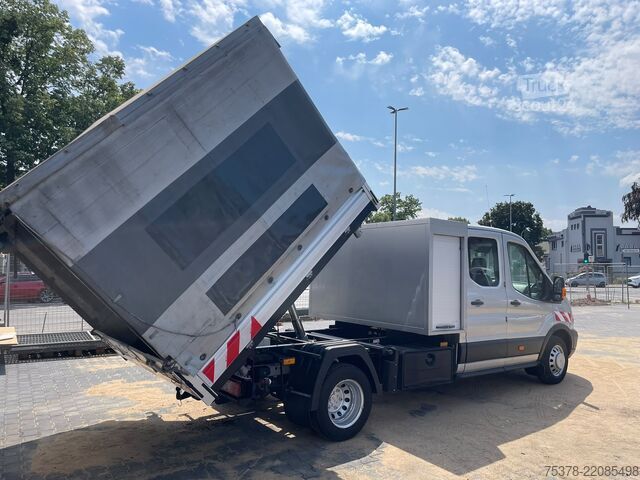 Tipvogn varebil Ford Transit Kipper aus 1.Hand+Klima+AHK+EU5