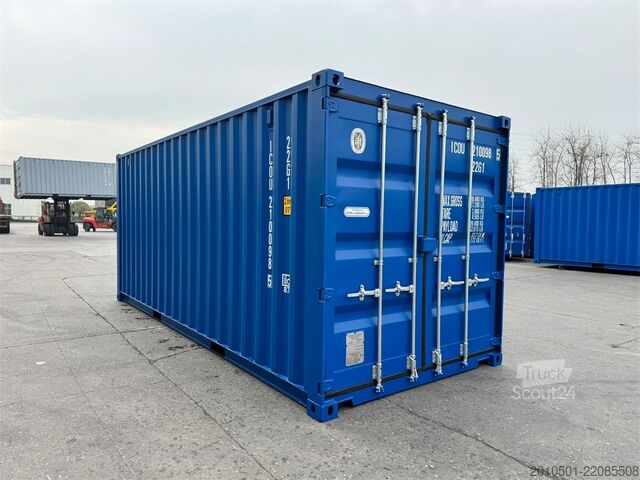 вантажний контейнер 20 Fuß Seecontainer /One Way / RAL5010 self storage / Lagercontainer / 6m BLAU