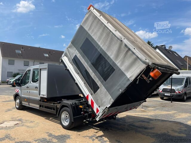 çift kabinli panelvan Ford Transit Kipper aus 1.Hand+Klima+AHK+EU5