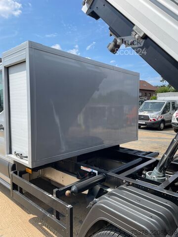 çift kabinli panelvan Ford Transit Kipper aus 1.Hand+Klima+AHK+EU5