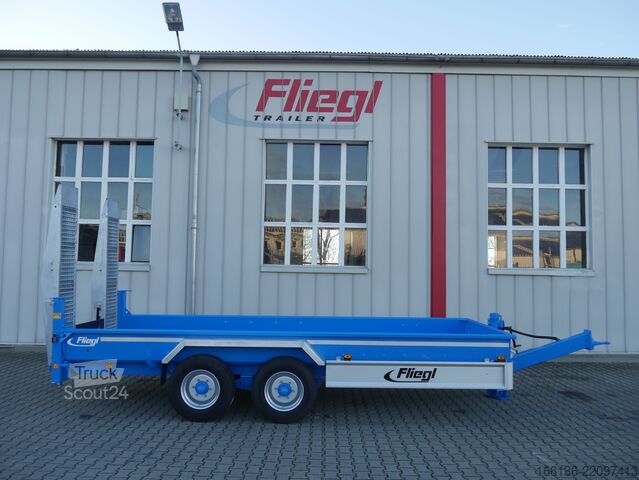 مقطورة ترادفية FLIEGL Tandem-Tiefbett-Anhänger TTS 100 5,5m