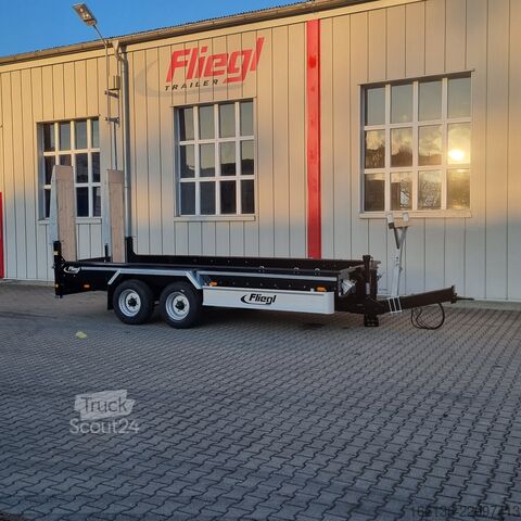 مقطورة ترادفية FLIEGL Tandem-Tiefbett-Anhänger TTS 100 5,5m