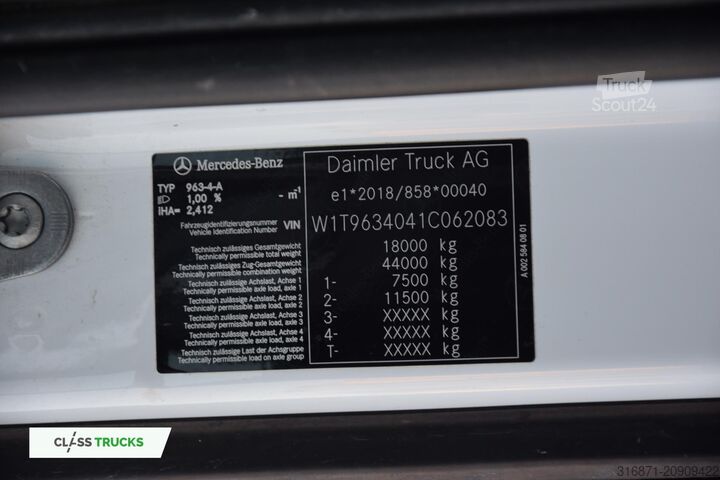 Standarta vilcējs MERCEDES-BENZ Actros 5 1845 BigSpace