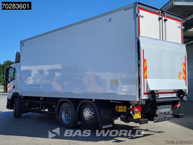 Pārvadājumi saldētavā/saldētavā Scania G360 6X2 NL-Truck Carrier Supra 750 2000kg Lade...