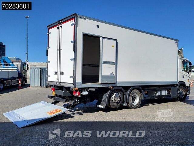 Pārvadājumi saldētavā/saldētavā Scania G360 6X2 NL-Truck Carrier Supra 750 2000kg Lade...