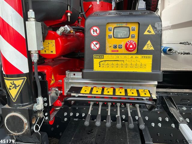 3-sānu pašizgāzējs MAN TGM 18.320 Euro 6 Fassi 13 Tonmeter laadkraan N...