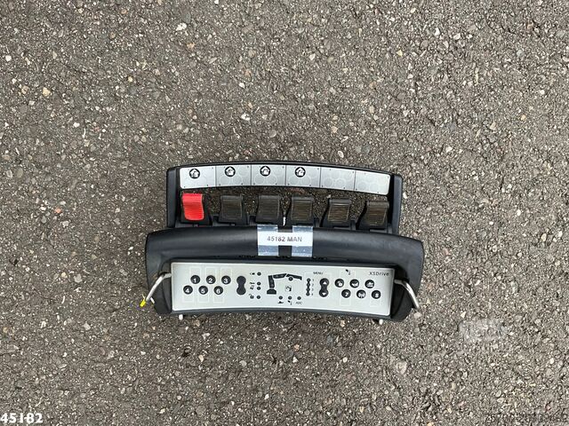 Autokrāna kravas automašīna Man TGM 13.290 4x4 Hiab 9 Tonmeter laadkraan Just 2...