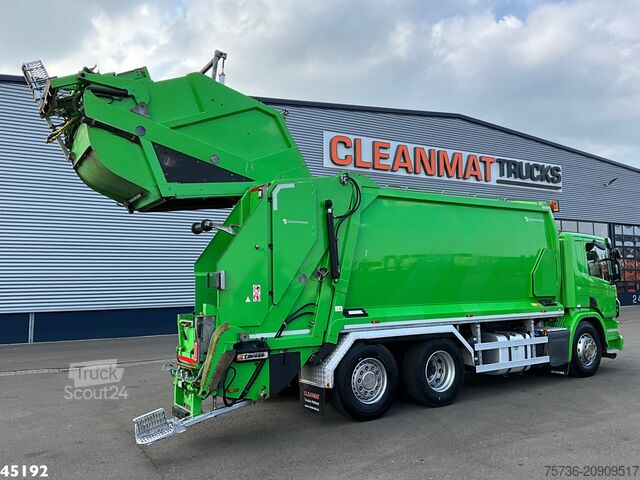 Atkritumu savākšanas transportlīdzeklis Scania P 410 Euro 6 Geesink Norba MF 300, 21m³