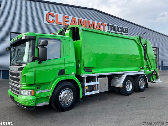 Atkritumu savākšanas transportlīdzeklis Scania P 410 Euro 6 Geesink Norba MF 300, 21m³