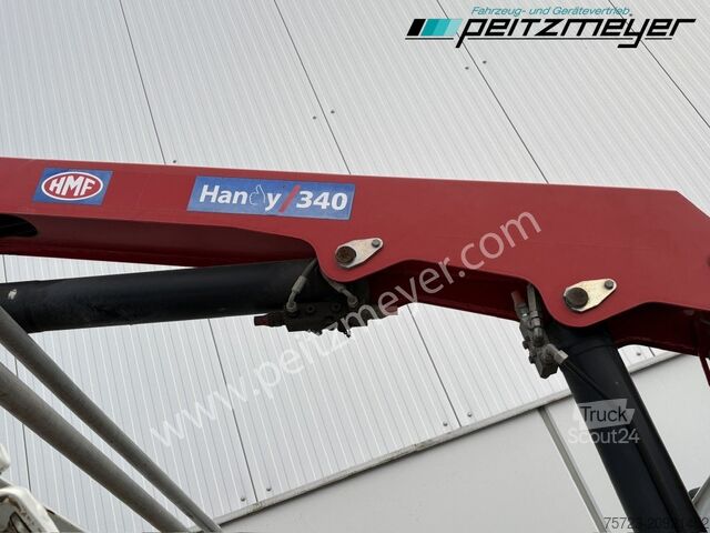 Transporter mit Kipper Iveco Daily 70C17 Meiller + HMF 340 K1 Kran