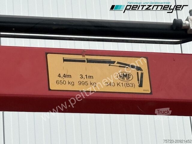 Transporter mit Kipper Iveco Daily 70C17 Meiller + HMF 340 K1 Kran