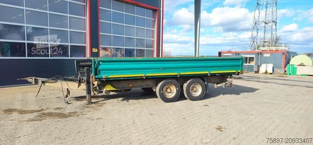 Dreiseitenkipper Anhänger MÜLLER-MITTELTAL KA-TA-R11,9 3 Seiten Kipper + Tieflader + Rampe
