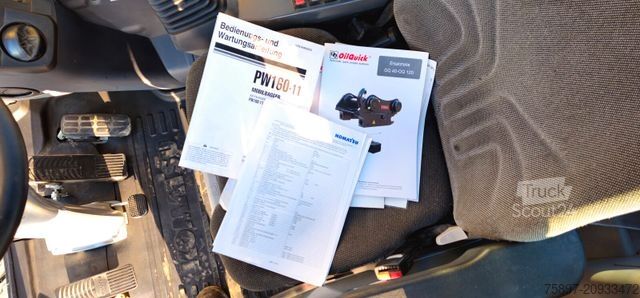 Мобільний екскаватор KOMATSU PW 160-11 Straßenzulassung + Anhängerkupplung