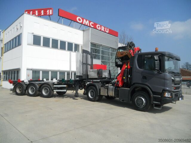 Teherautó Epsilon daruval SCANIA G 500 XT