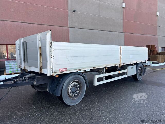 Atvērta piekabe ar tentu  Andres  Mafa Andres AG Typ L18 68e Alu Boden