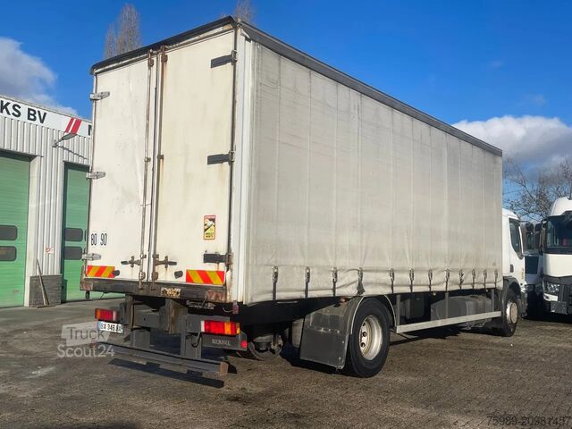 Bâche coulissante Renault Premium 320 19,5 T,  Manual. France truck.  gre...