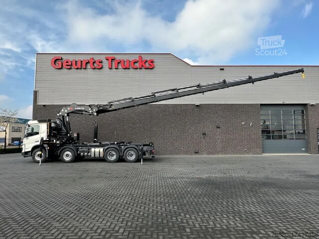 Systém hákového ramena Volvo FMX 500 8X4 HIAB HAAKARM + HIAB 548 E-8 KRAAN/K...
