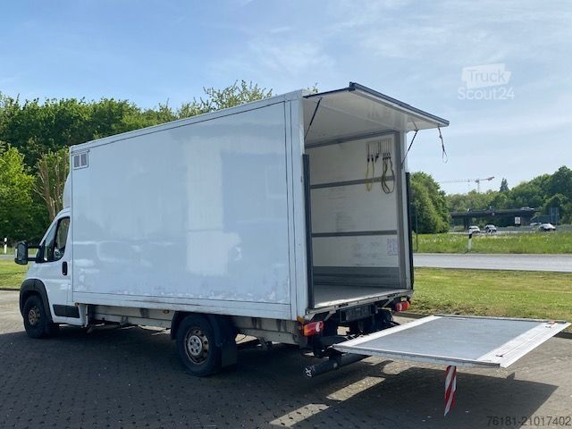 Fourgon tôlé PEUGEOT Boxer 435L4 130 Koffer extrabreit LBW Scheckheft