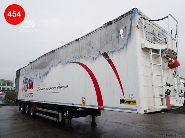 Semi-remorque à plancher roulant LEGRAS WALKINGFLOOR 94M³