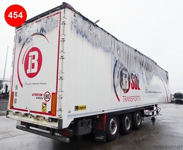 Semi-remorque à plancher roulant LEGRAS WALKINGFLOOR 94M³