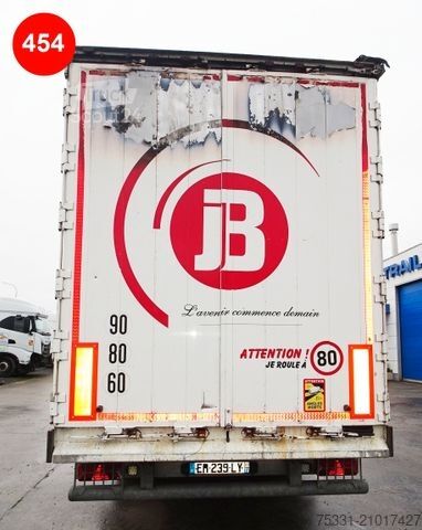 Semi-remorque à plancher roulant LEGRAS WALKINGFLOOR 94M³