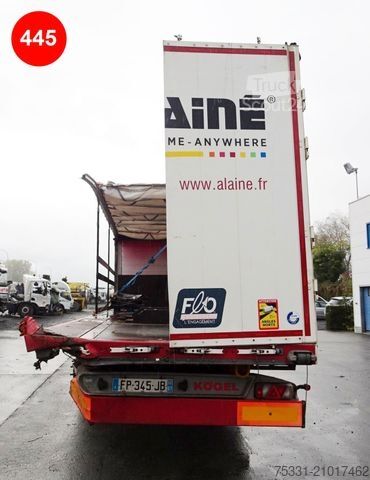 Auflieger mit Pritsche & Plane KÖGEL TAUTLINER COIL Curtain semi trailer