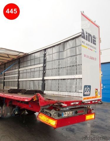 Auflieger mit Pritsche & Plane KÖGEL TAUTLINER COIL Curtain semi trailer