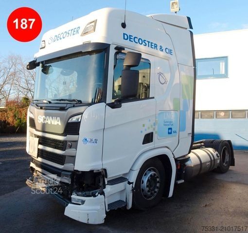 Camion de matières dangereuses SCANIA R 410 LNG RETARDER ADR TOPLINE
