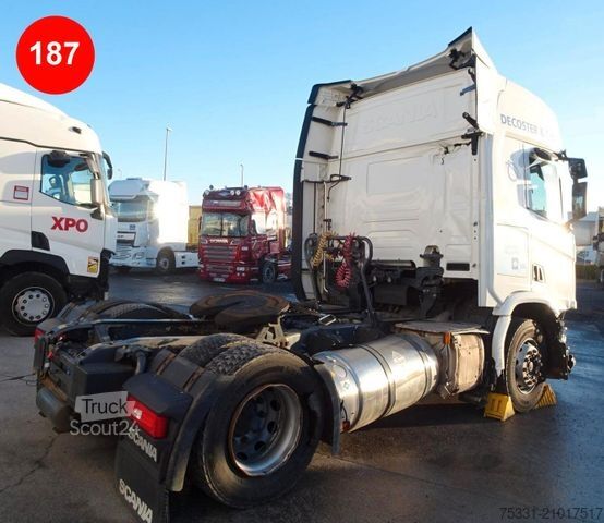 Camion de matières dangereuses SCANIA R 410 LNG RETARDER ADR TOPLINE