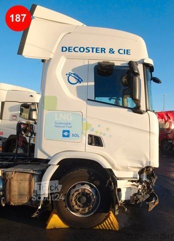 Camion de matières dangereuses SCANIA R 410 LNG RETARDER ADR TOPLINE