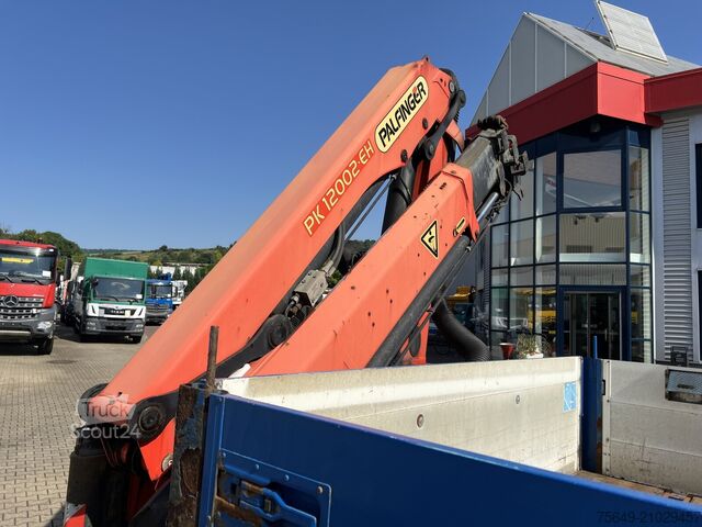 Teherautóra szerelt daru Mercedes-Benz Antos 1836 L 4x2 Antos 1836 L 4x2, Glastransporter, Heckkran Palfinger Pk 12002-EH, Funk