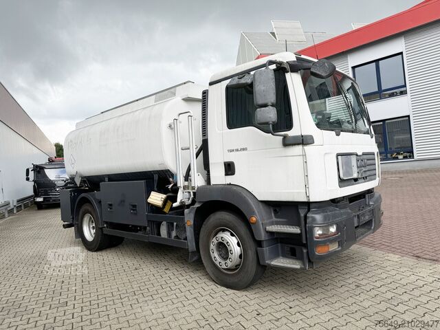 Tankwagen MAN TGM 18.280 4X2 BL TGM 18.280 4X2 BL, Esterer Tankaufbau ca. 13.910l, 2 Kammern